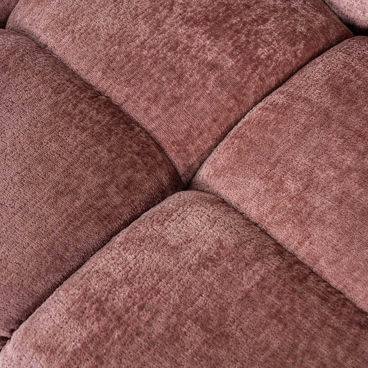 mutoni Sofa Charelle chenille rosa 250