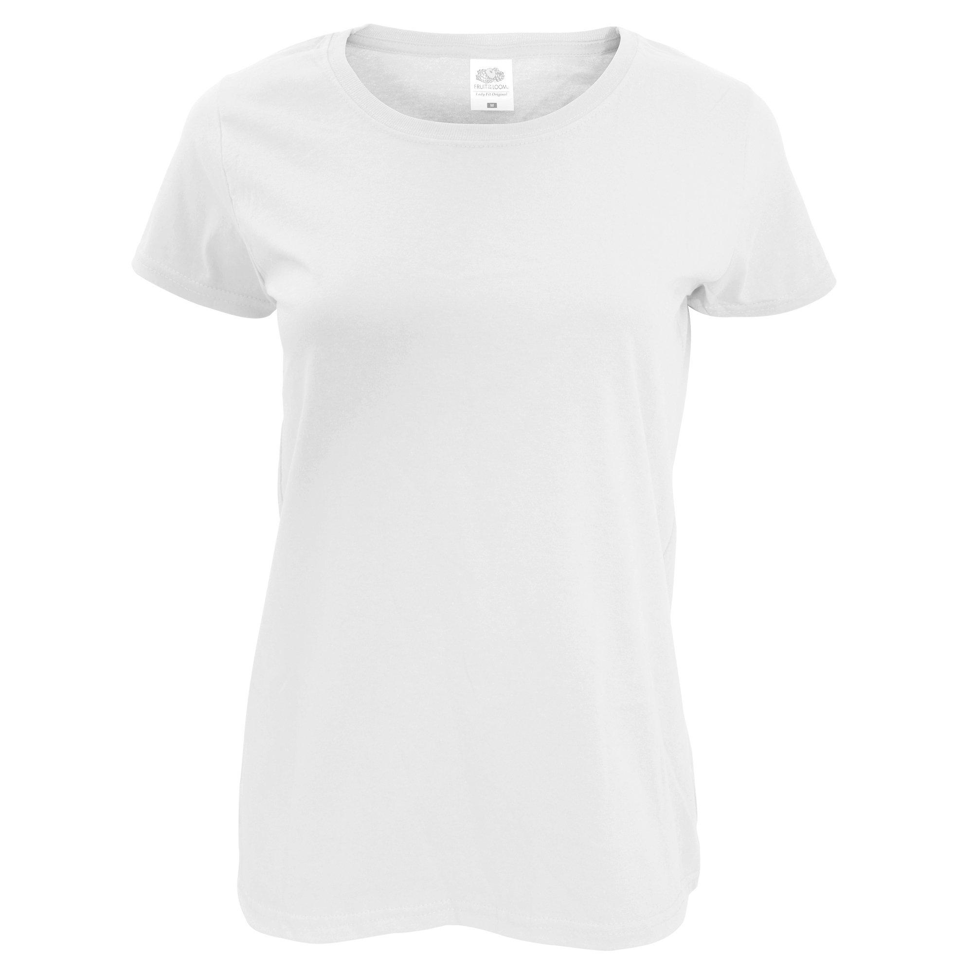 Fruit of the Loom Kurzärmliges Uni T-Shirt