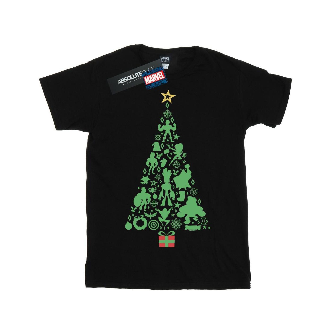 MARVEL Avengers Weihnachtsbaum T-Shirt