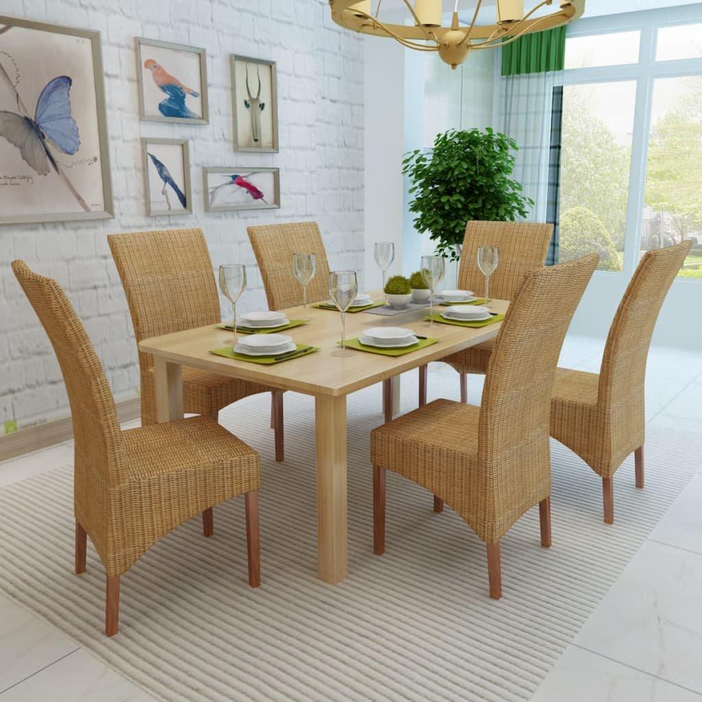 VidaXL Esszimmerstuhl rattan