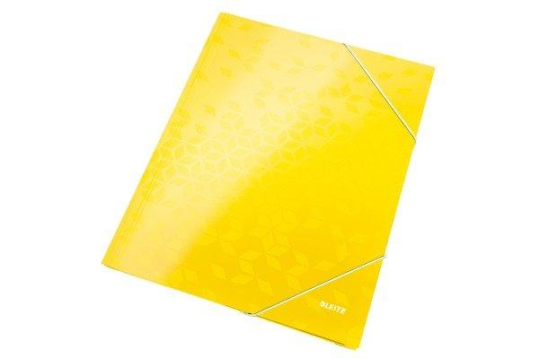 Leitz LEITZ Eckspannermappe WOW A4 3982-00-16 gelb