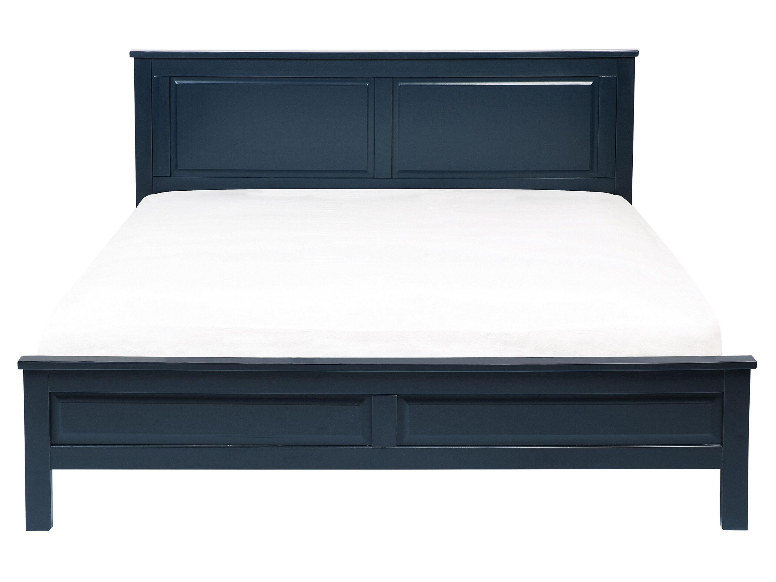 Beliani Bett mit Lattenrost aus Kiefernholz Modern OLIVET