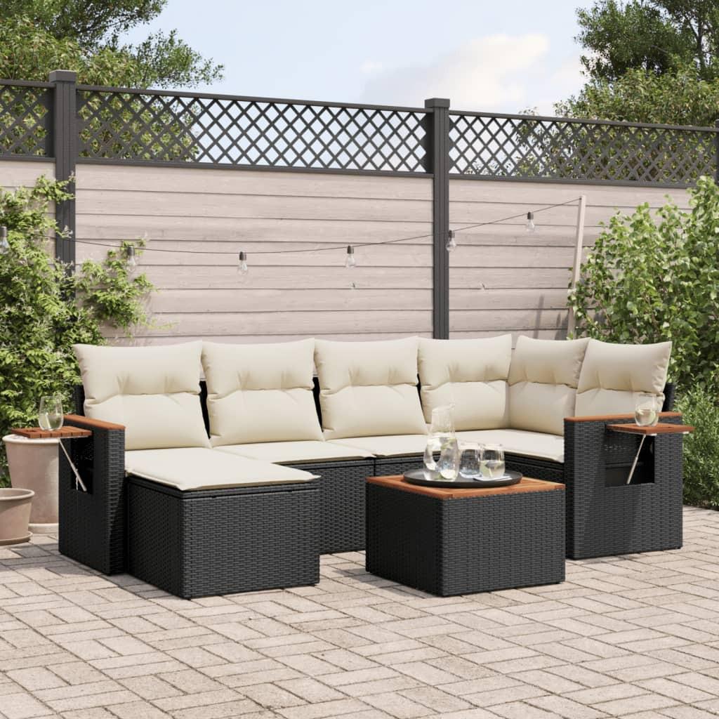 VidaXL Garten sofagarnitur poly-rattan