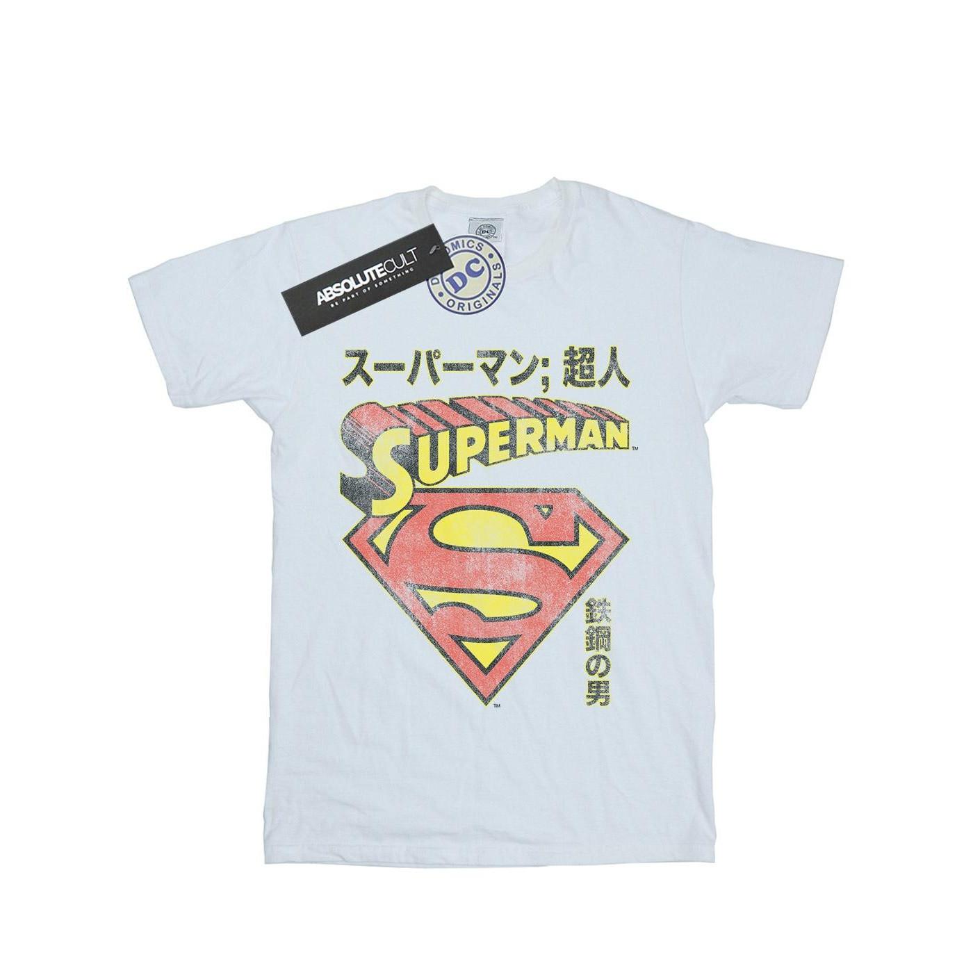 DC COMICS Superman Japanese Logo T-Shirt