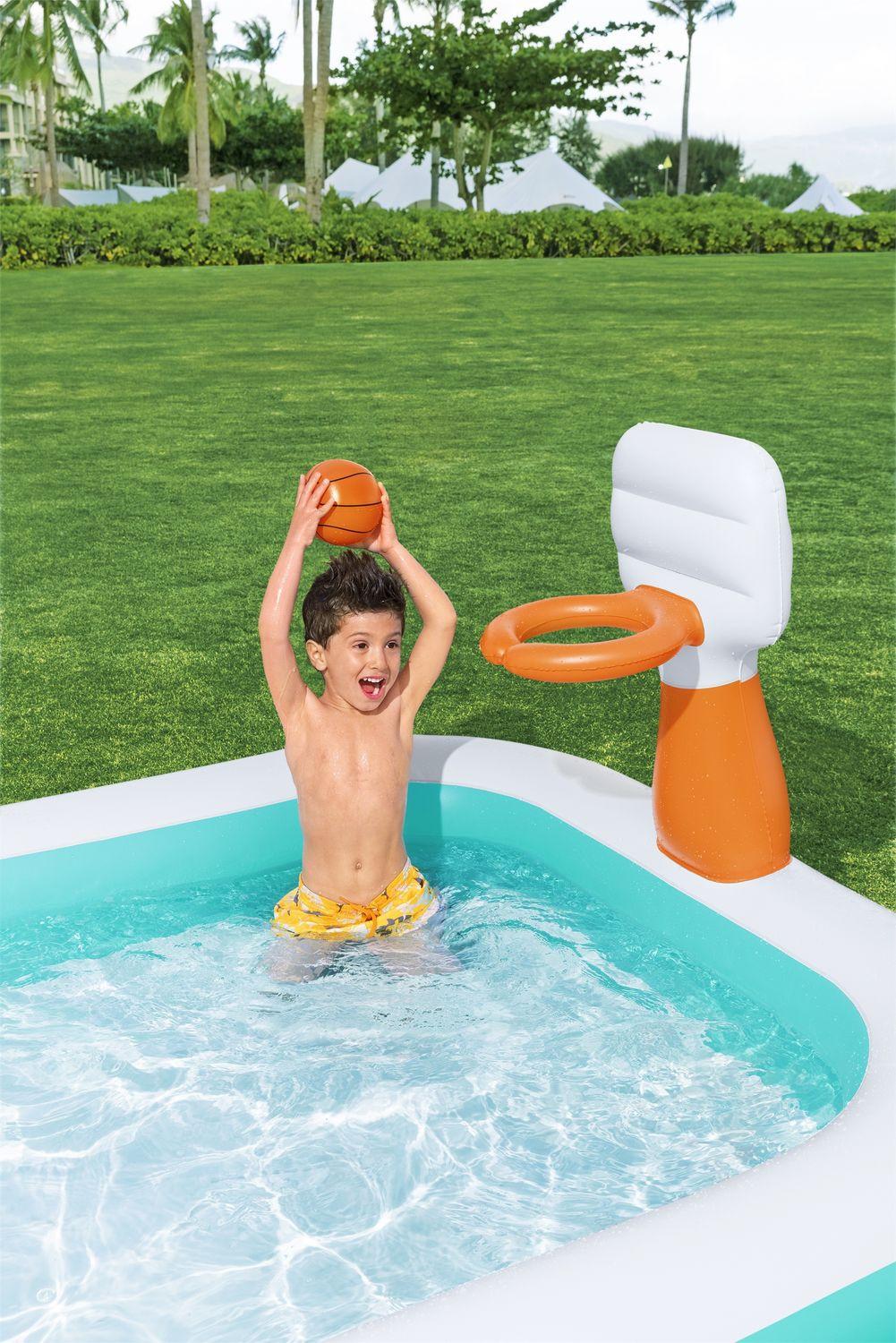 Bestway Familienpool Dunk n Splash 251 x 168 x 102 cm