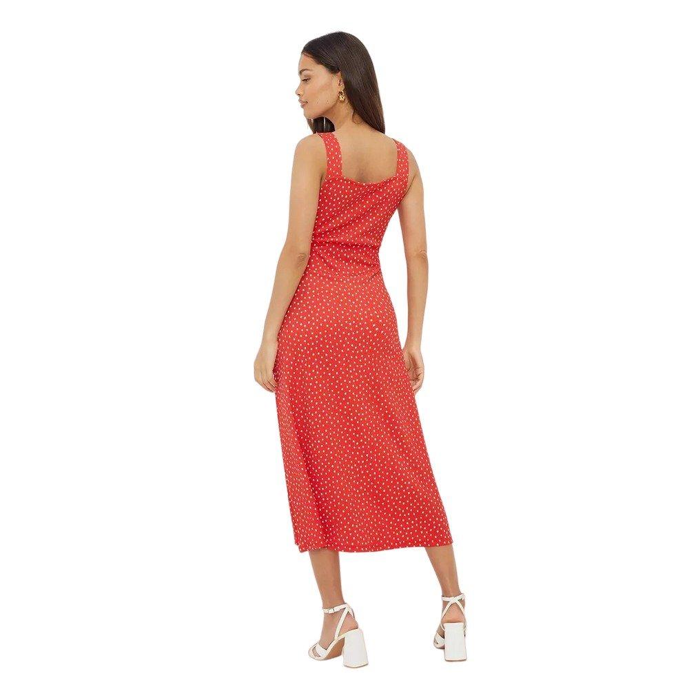 Dorothy Perkins Midikleid mit Trägern und Tupfen