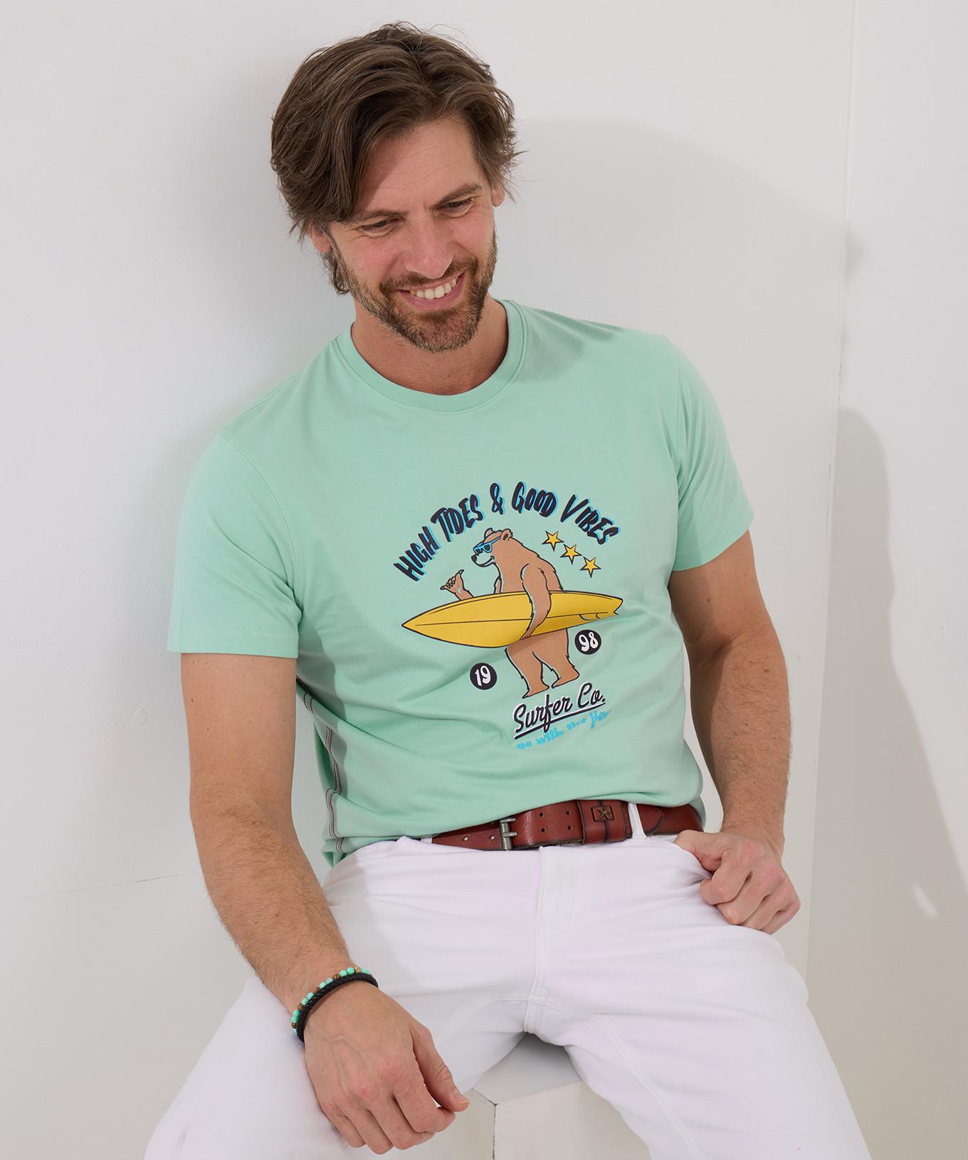 Joe Browns Surfer Bär Grafik T-Shirt