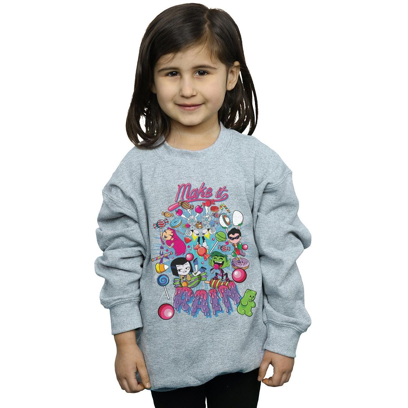DC COMICS Teen Titans Go Make It Rain Sweatshirt