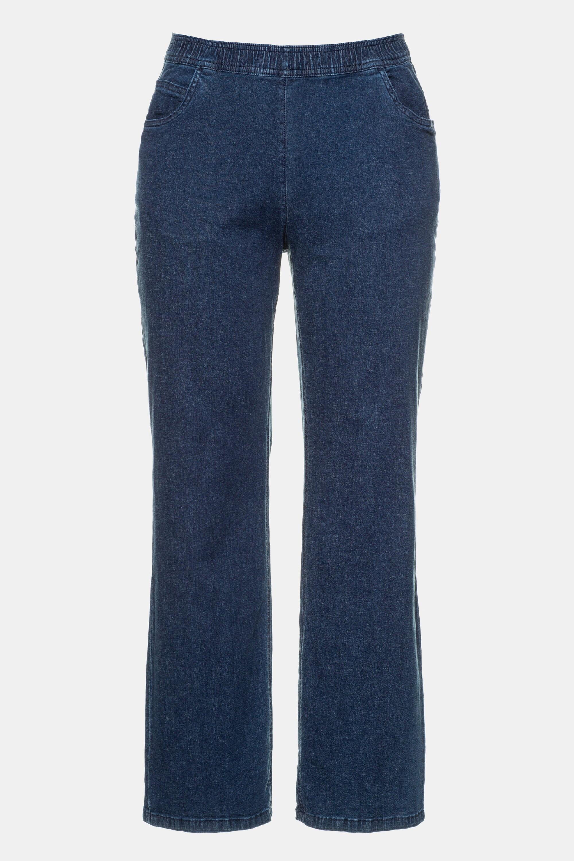 Ulla Popken Mary Weite 5-Pocket Marlene Jeans mit Elastikbund