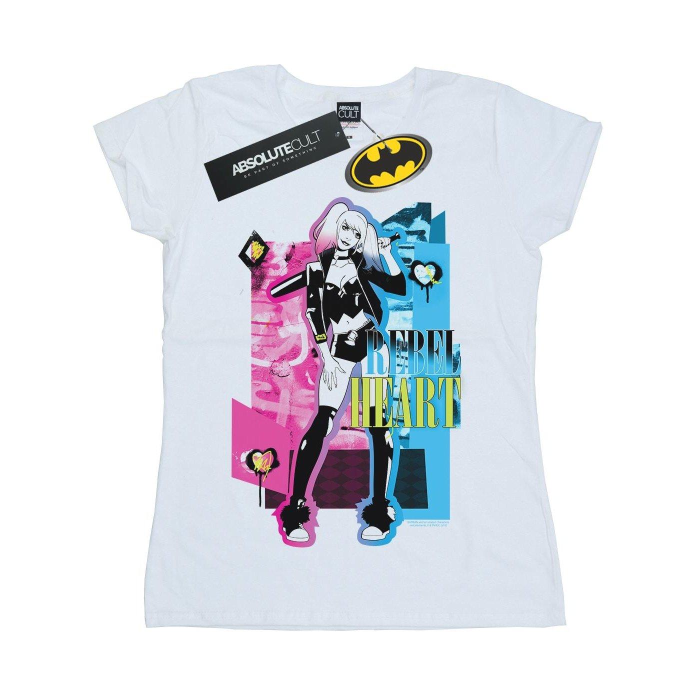 DC COMICS Harley Quinn Rebel Heart T-Shirt