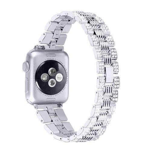 Cover-Discount Apple Watch 44/45/46/49mm - Edelstahl Mit Strass Armband