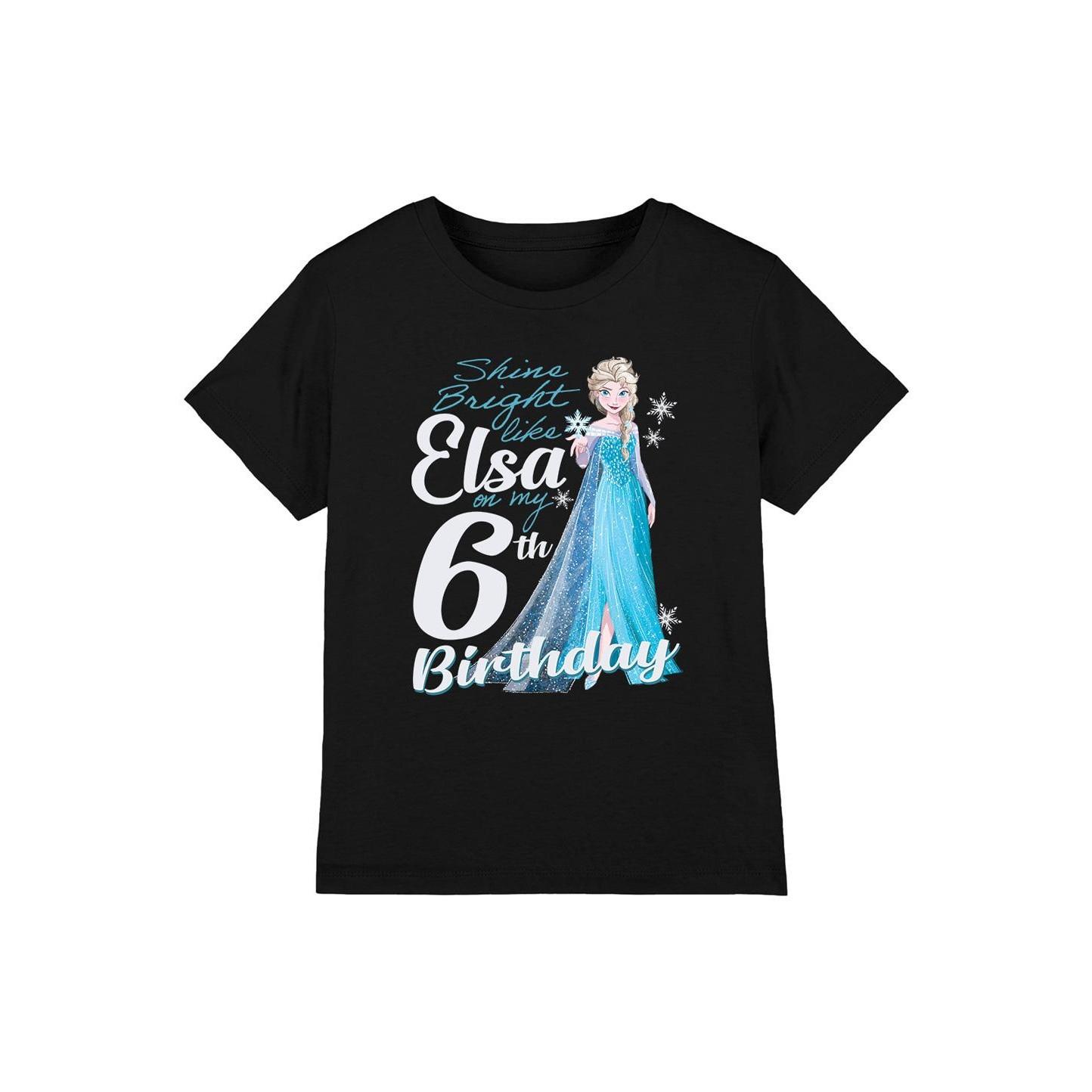 FROZEN Bright Like Elsa TShirt  6 Geburtstag