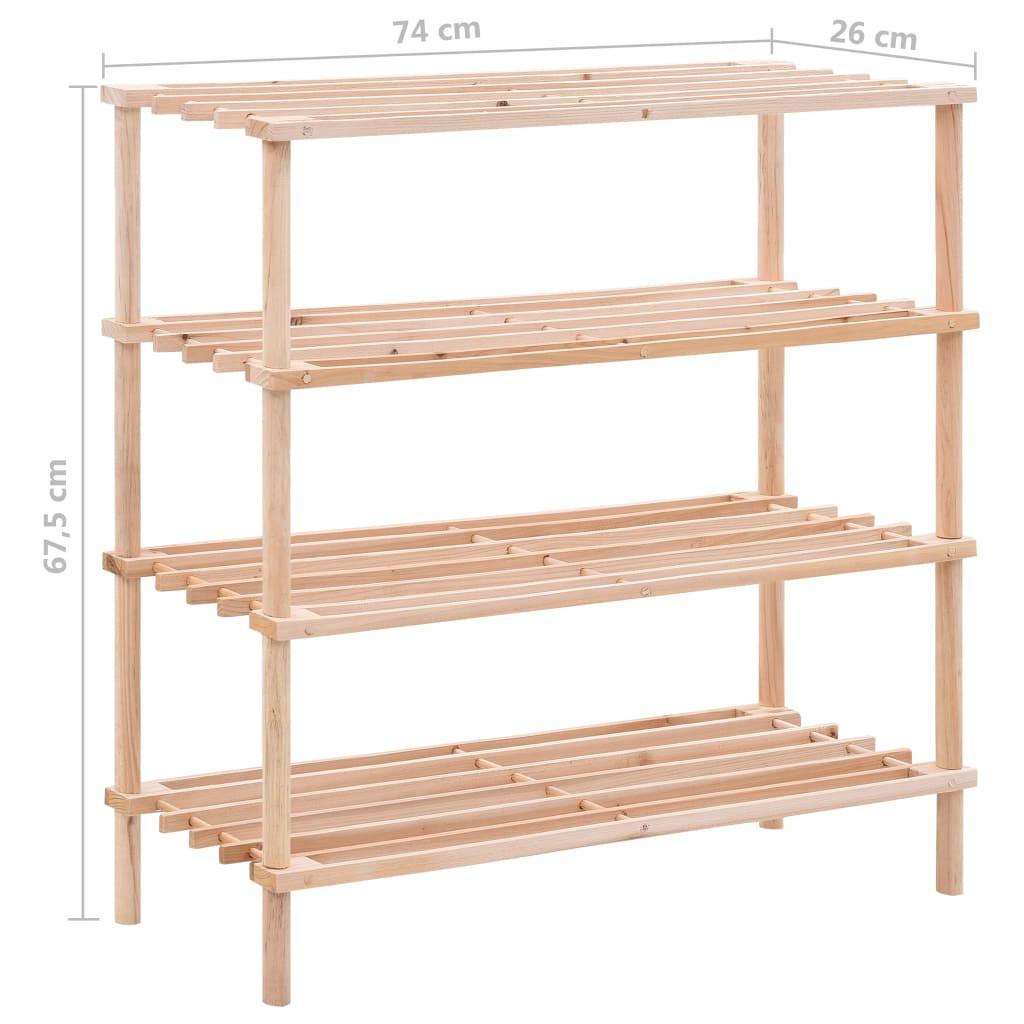 VidaXL Schuhregal holz
