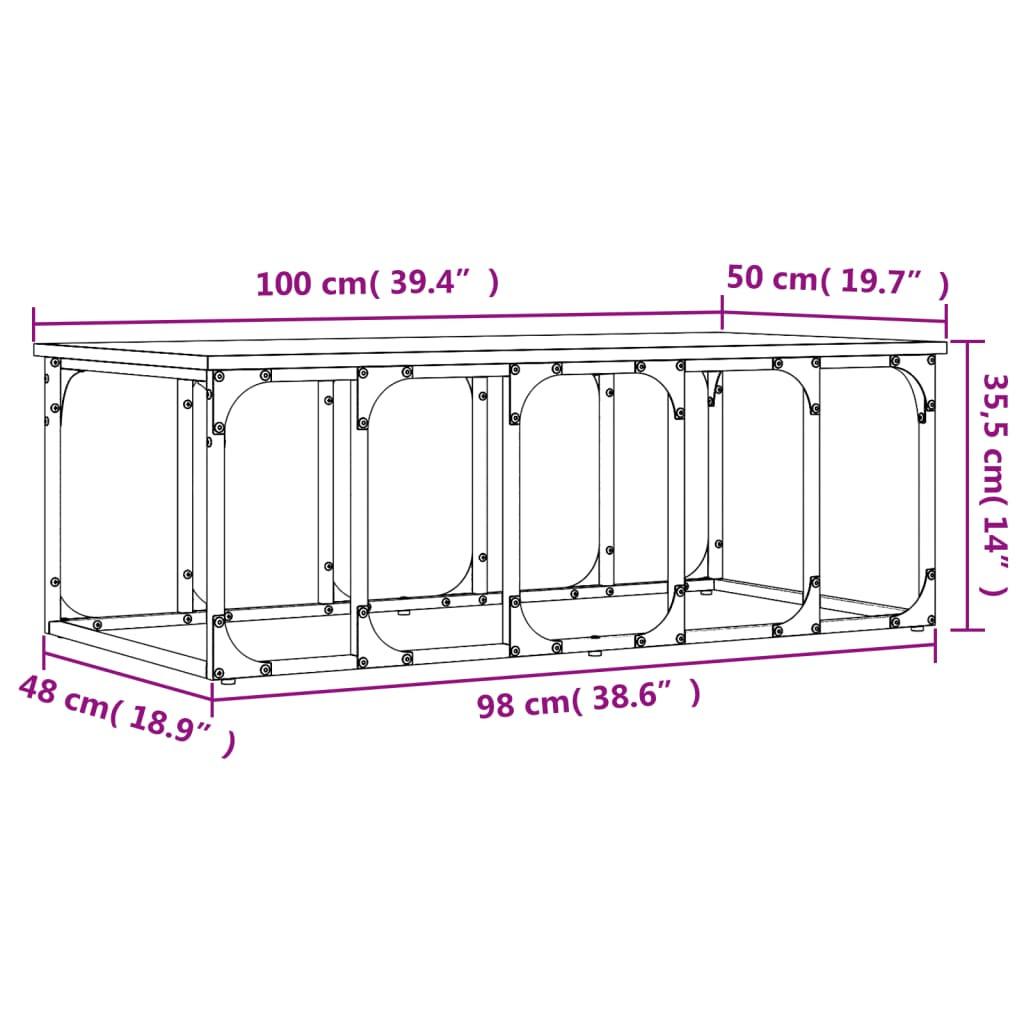 VidaXL Couchtisch holzwerkstoff