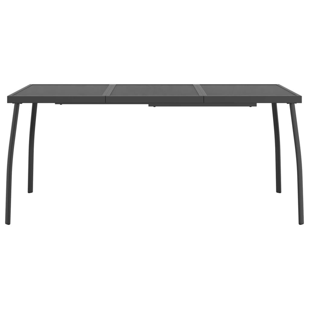 VidaXL Gartentisch stahl