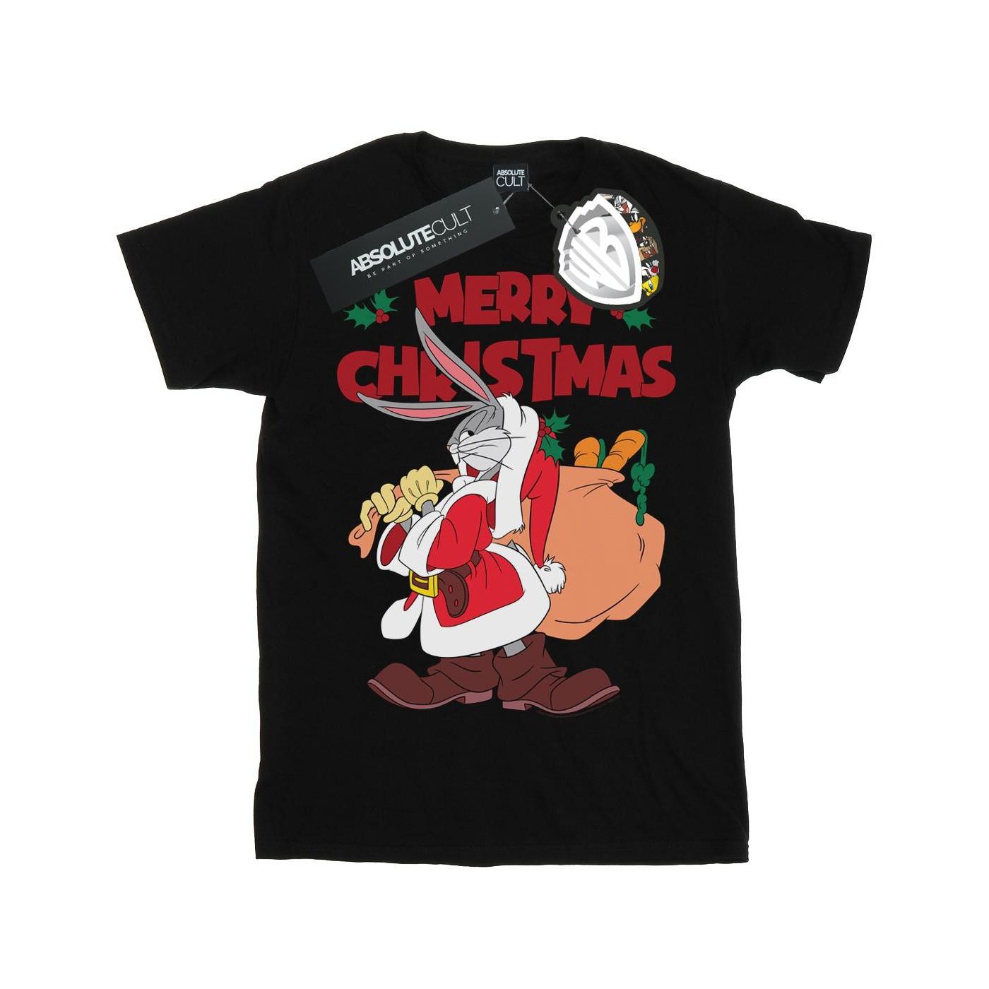LOONEY TUNES Bugs Bunny Merry Christmas T-Shirt
