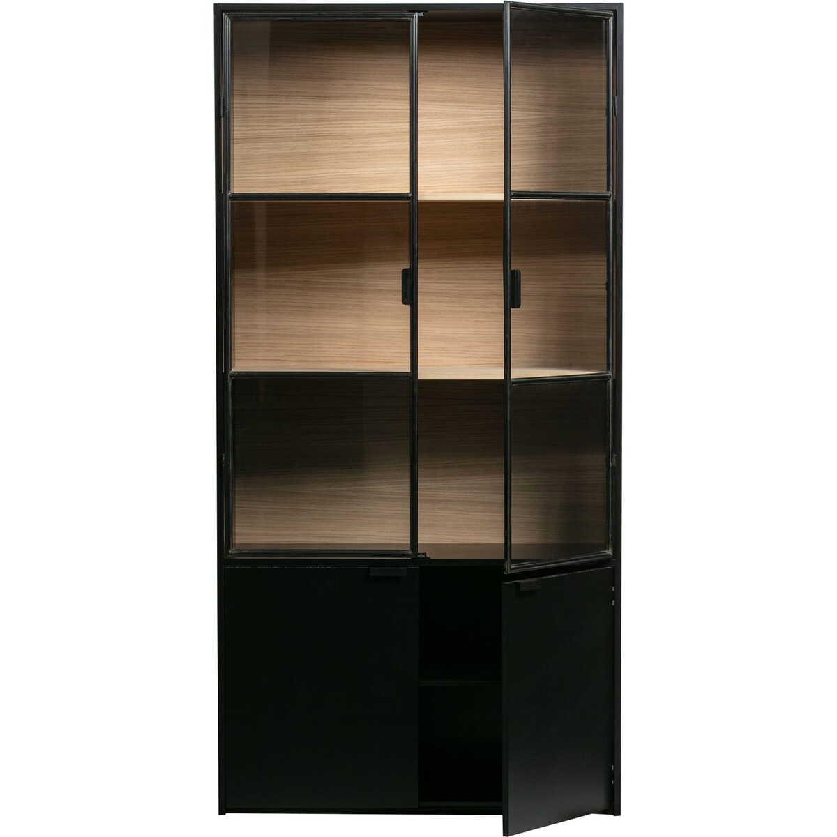 mutoni Vitrinenschrank Sivan Kiefer 200x100