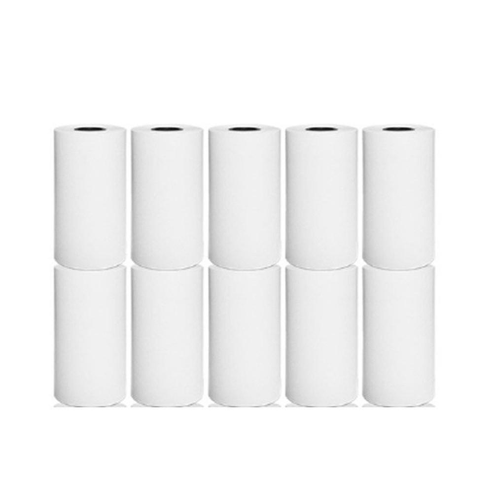 FitLife Thermopapier klebend, 1 Rolle für Mini Drucker Tinyprint
