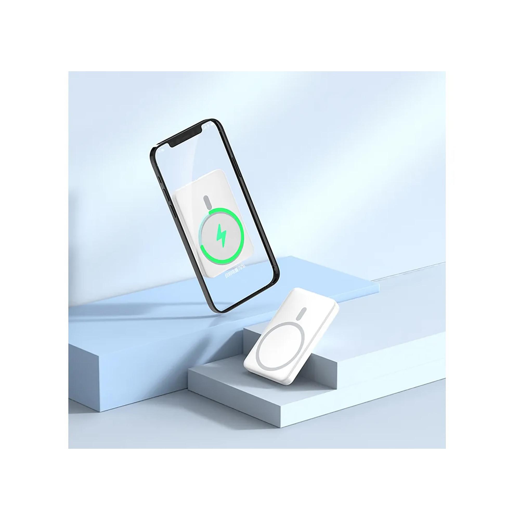 XtremeMac MAGNETIC POWERBANK 5K mAh - APPLE MAGSAFE COMPATIBLE Powerbank mit induktive Ladestation