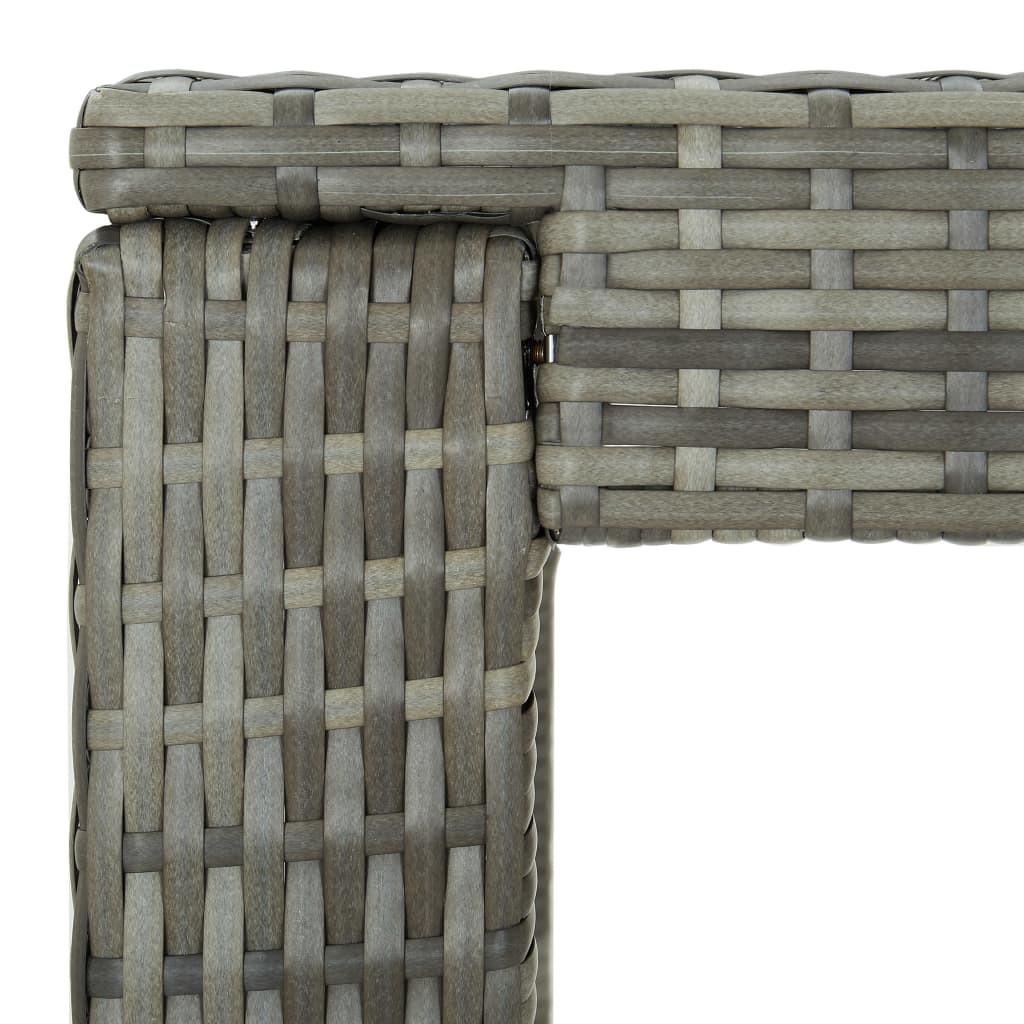 VidaXL Bartisch poly-rattan