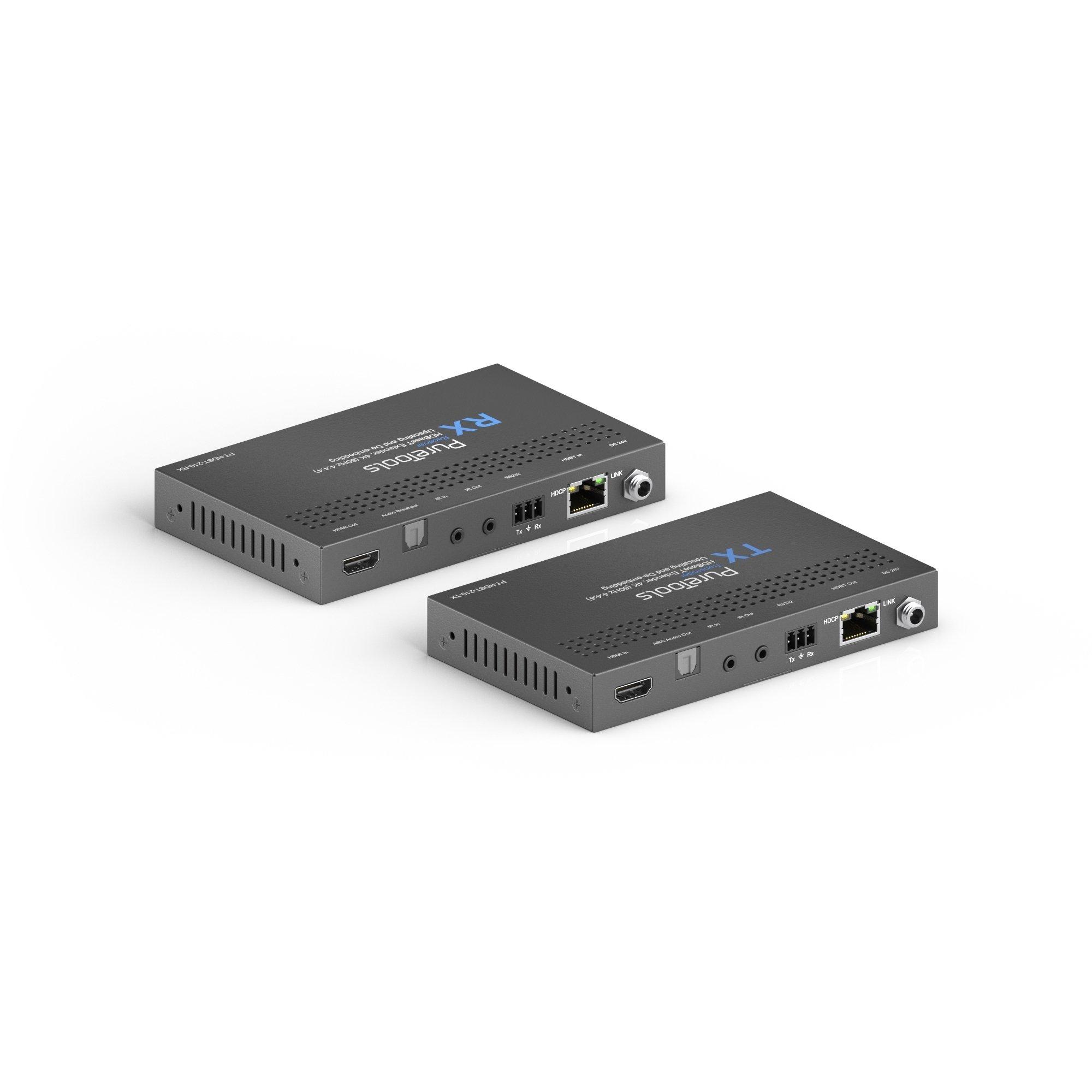 PureTools PureTools PT-HDBT-210 Audio-/Video-Leistungsverstärker AV-Sender & -Empfänger Schwarz