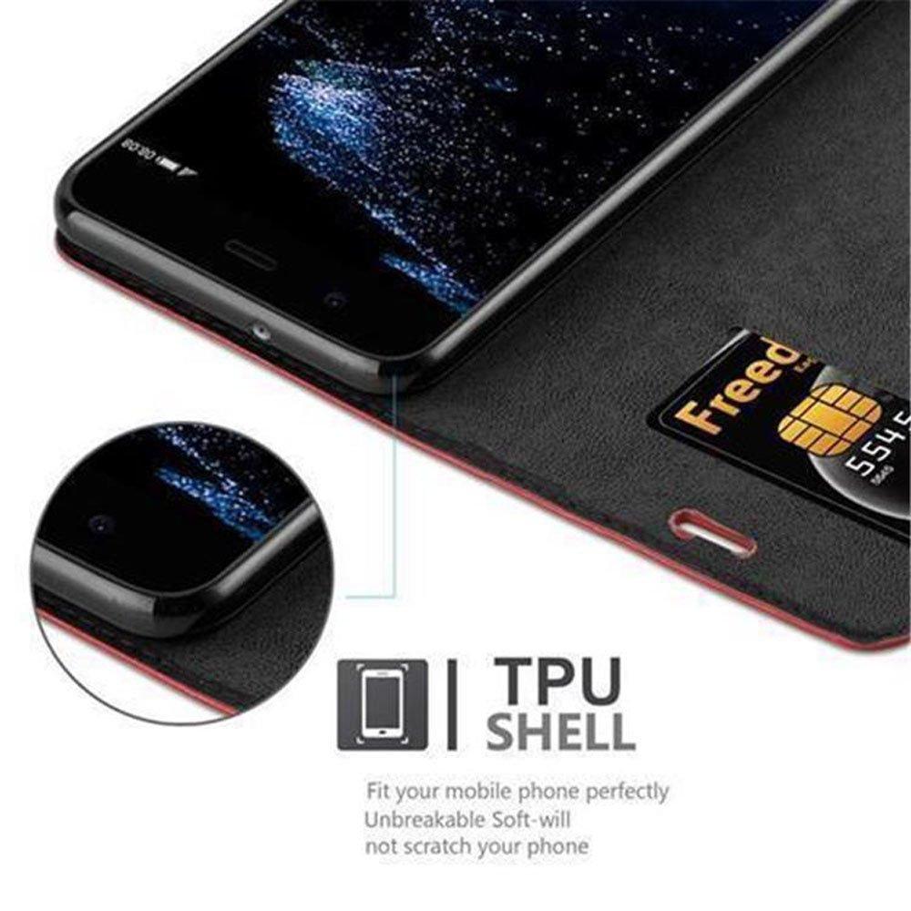 Cadorabo Hülle für Huawei P10 Magnetverschluss, Kartenfach