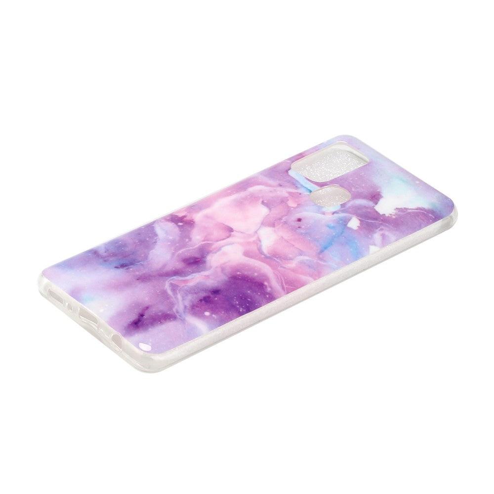 Cover-Discount Galaxy A21s - Softes Silikon Gummi Case Marmor