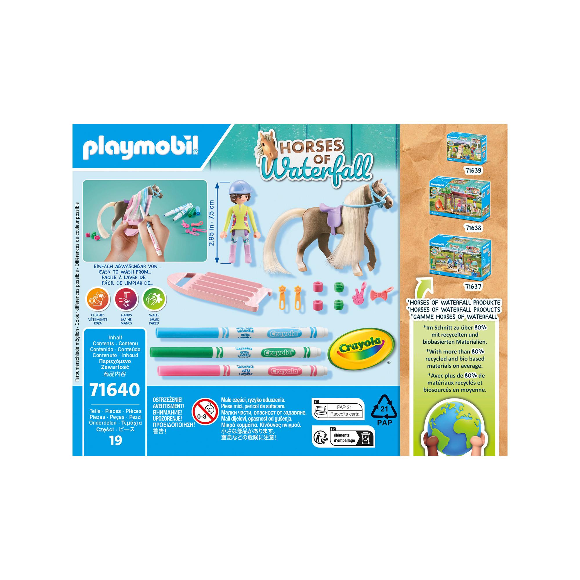 Playmobil 71640 Kreativset mit Pferd und Stiften