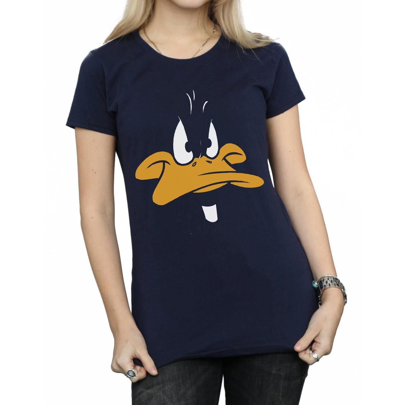 LOONEY TUNES Daffy Duck Face T-Shirt