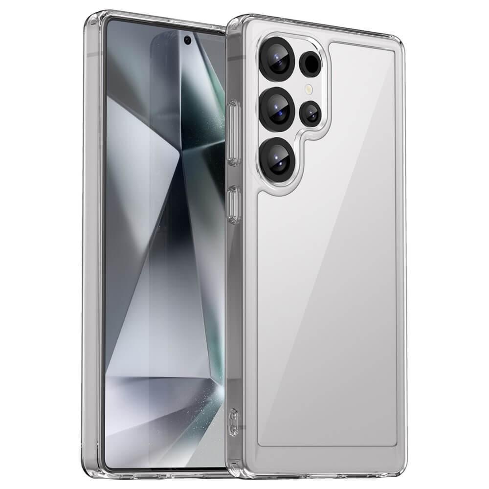 Cover-Discount Galaxy S25 Ultra - Schützende Acryl-Handyhülle mit erhöhtem Rand