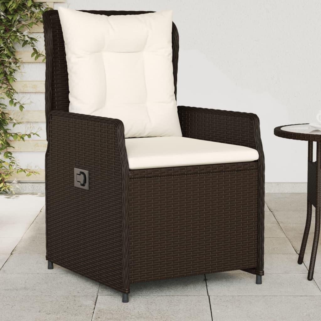 VidaXL Gartensessel verstellbar poly-rattan