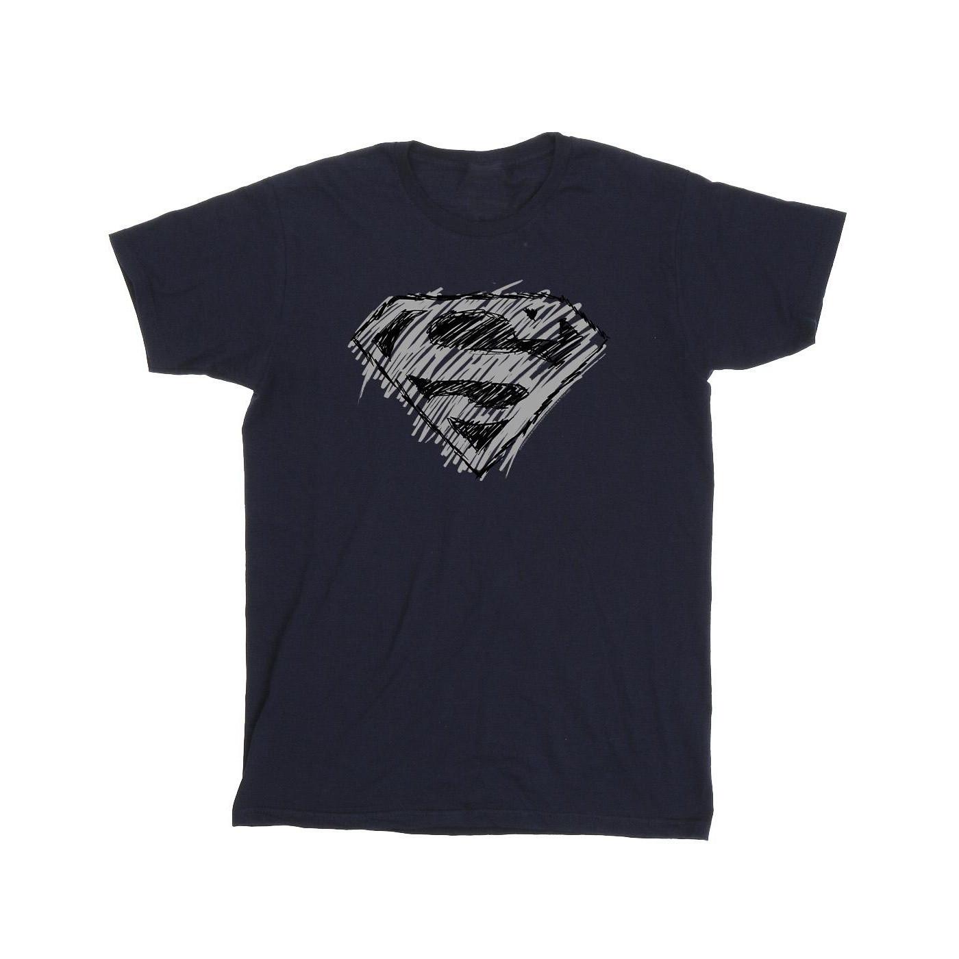 DC COMICS Superman Sketch Logo T-Shirt