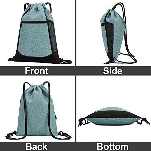 Only-bags.store Turnbeutel Wasserdichte Sporttasche Innentasche Außentasche Turnbeutel Verstellbarer Kordelzug-Rucksack Tasche