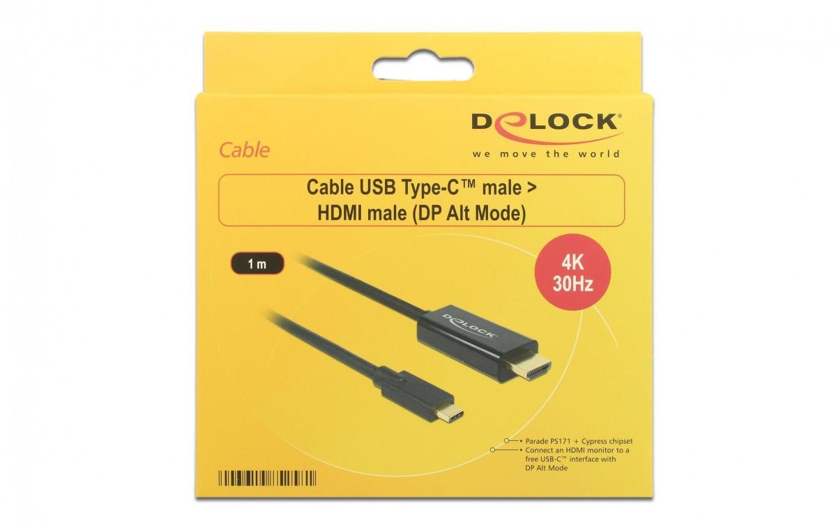 DeLock Kabel USB Type-C - HDMI Typ A