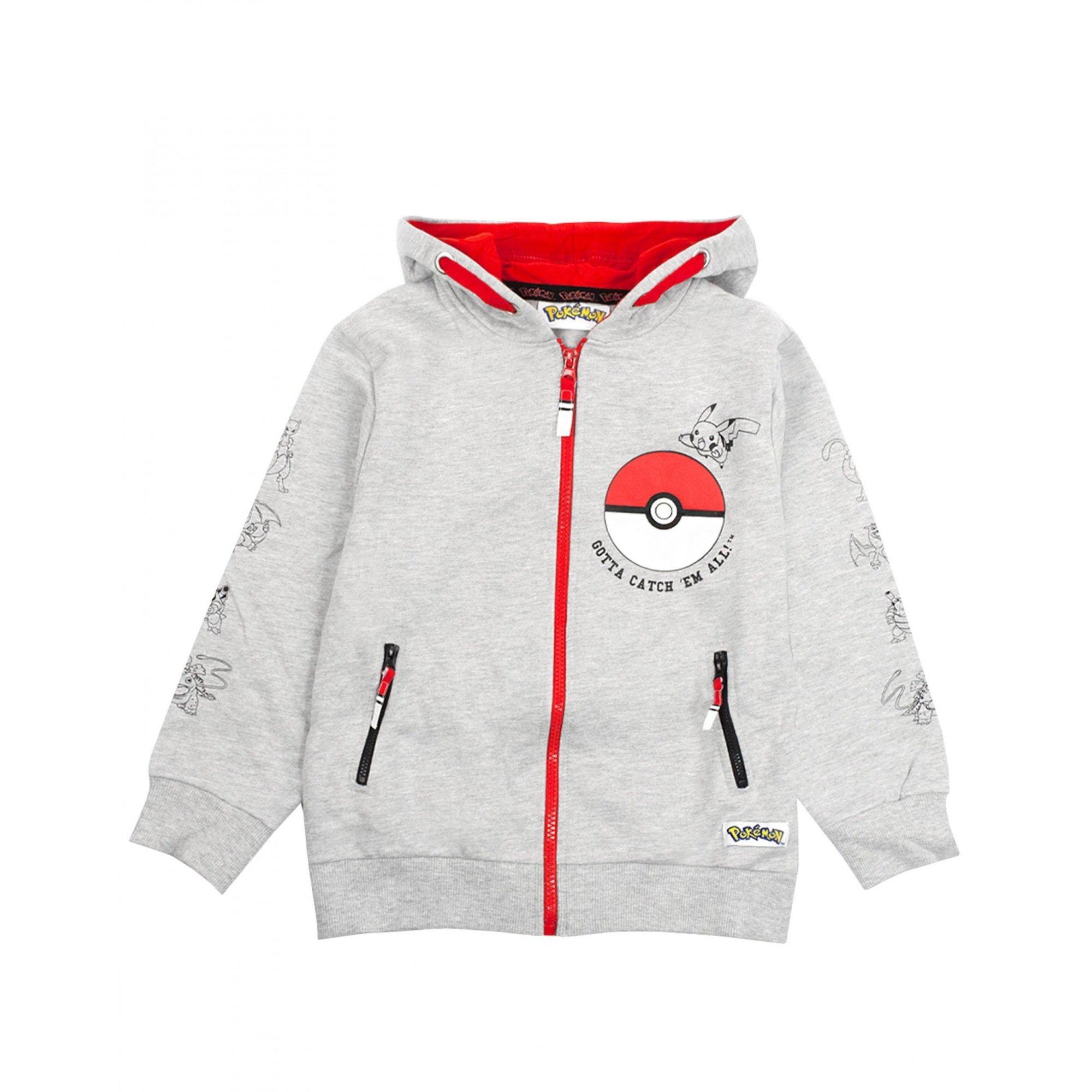 Pokémon Gotta Catch Em All Hoodie mit durchgehendem Reißverschluss