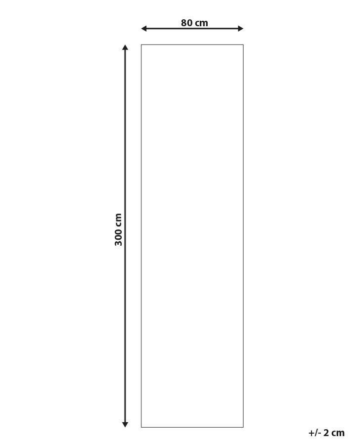 Beliani Teppich aus Viskose Minimalistisch GESI II