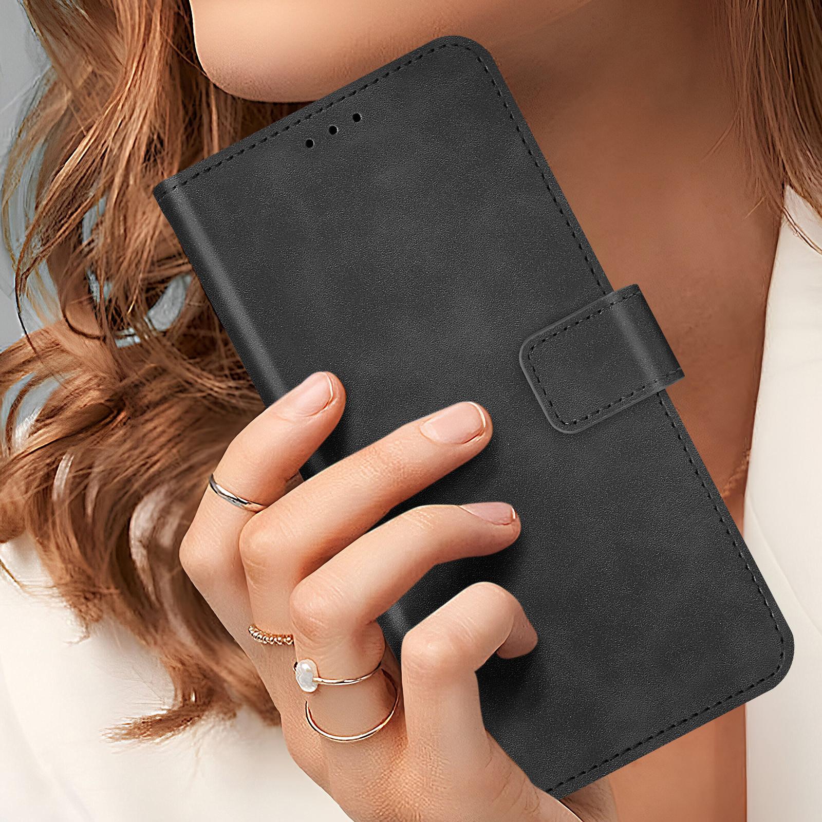 Avizar Soft-Touch Etui Samsung A55 Schwarz