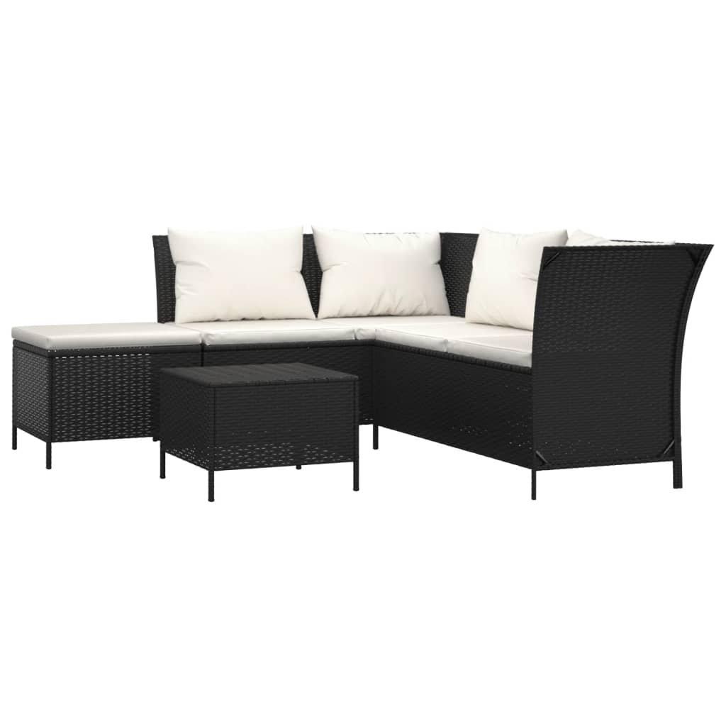 VidaXL Garten lounge set poly-rattan