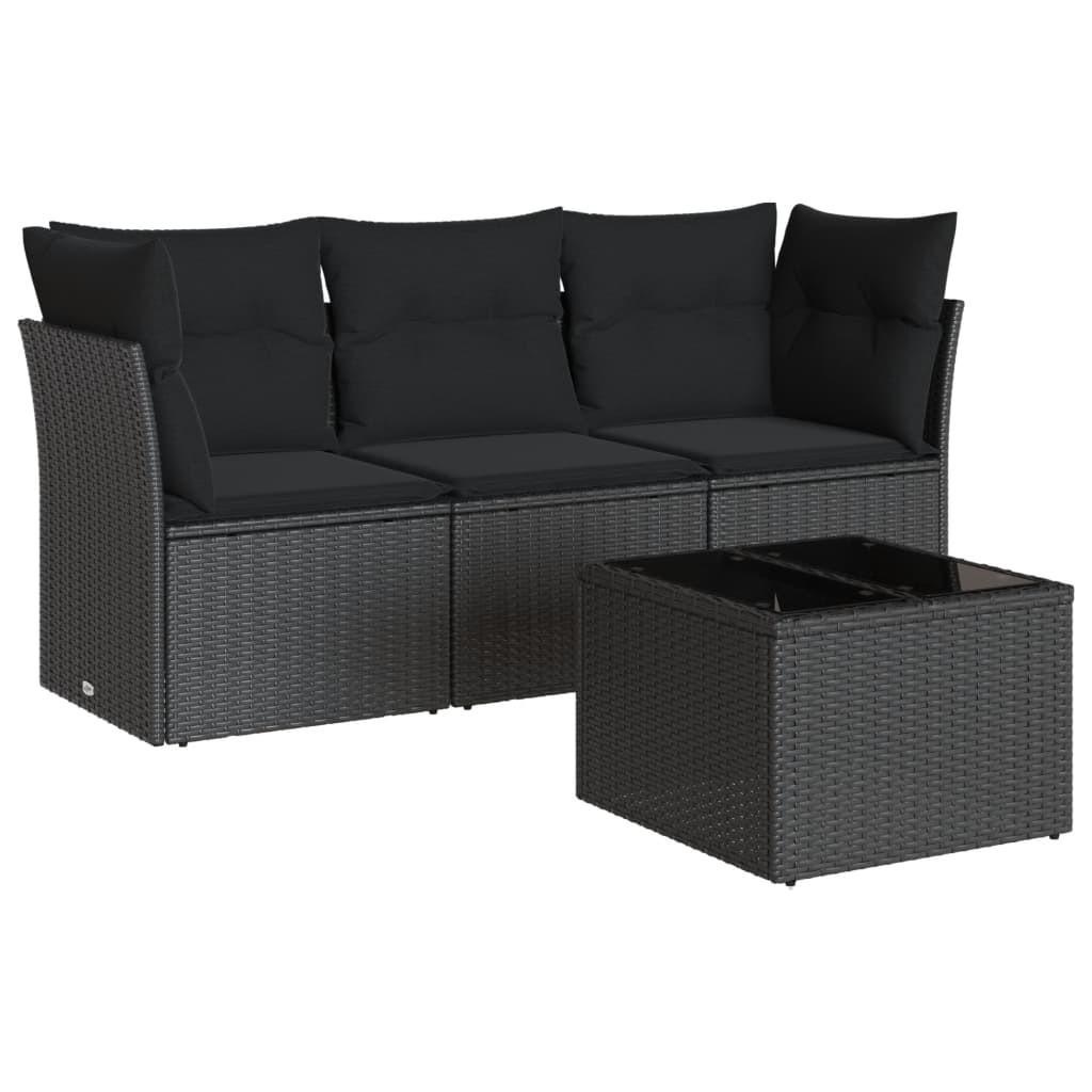 VidaXL Garten sofagarnitur poly-rattan