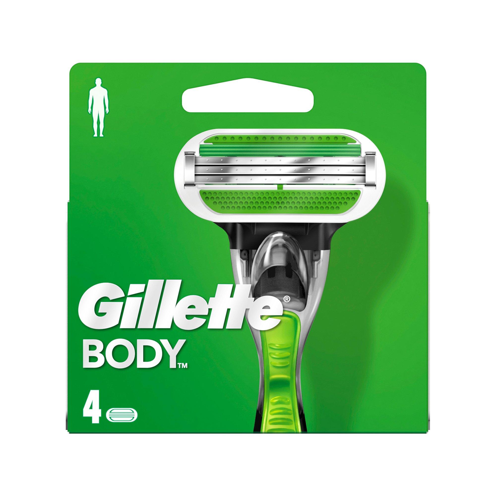 Gillette Body Systemklingen Body Systemklingen, Körperrasur