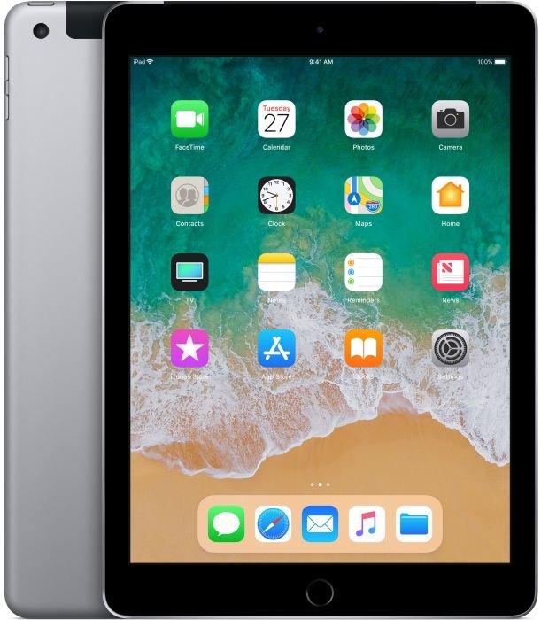 Apple Refurbished iPad 2018 (6. Gen) WiFi 32 GB Space Gray - Sehr guter Zustand