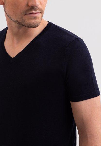 CASH-MERE.CH V-Ausschnitt Kurzarm T-Shirt