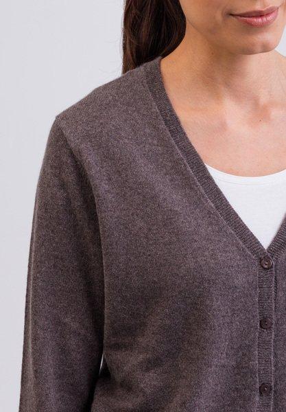 CASH-MERE.CH Kaschmir Cardigan V-Ausschnitt