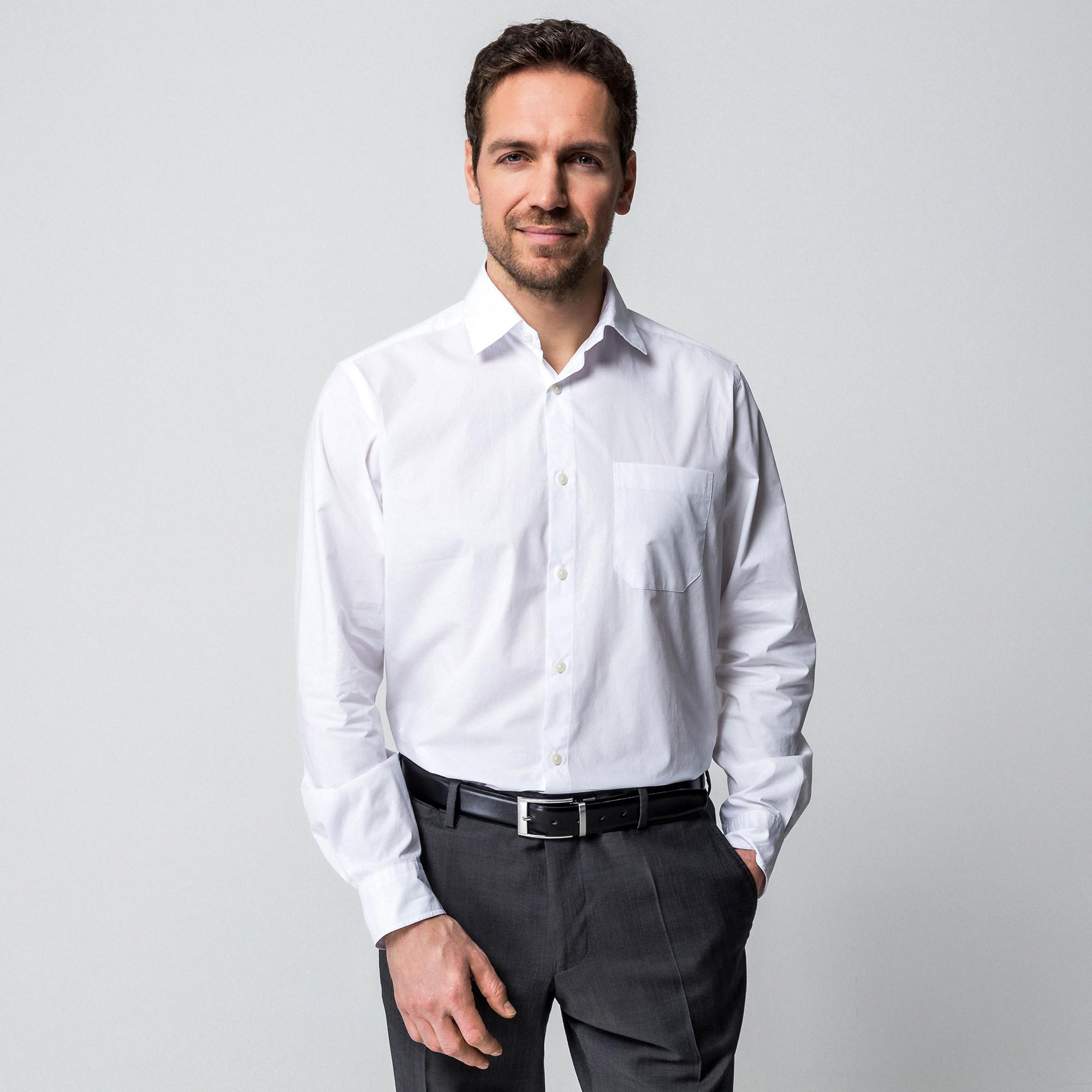 Manor Man Classic Fit Langarmhemd