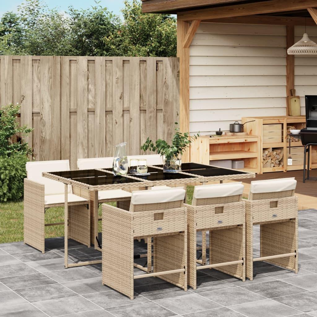 VidaXL Garten essgruppe poly-rattan
