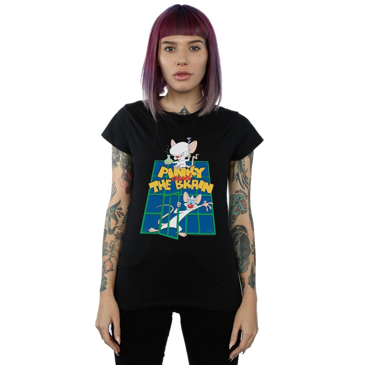 Animaniacs Pinky and The Brain Bedrucktes T-Shirt