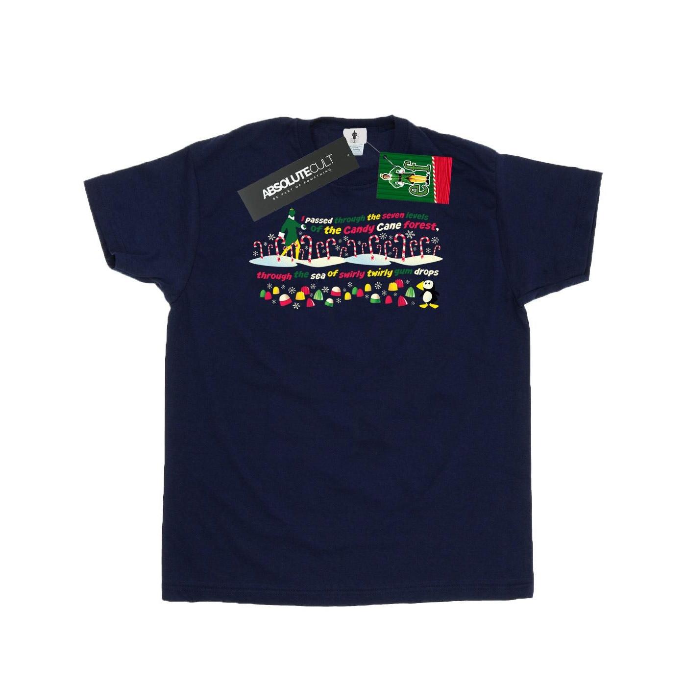 Elf Candy Cane Forest T-Shirt