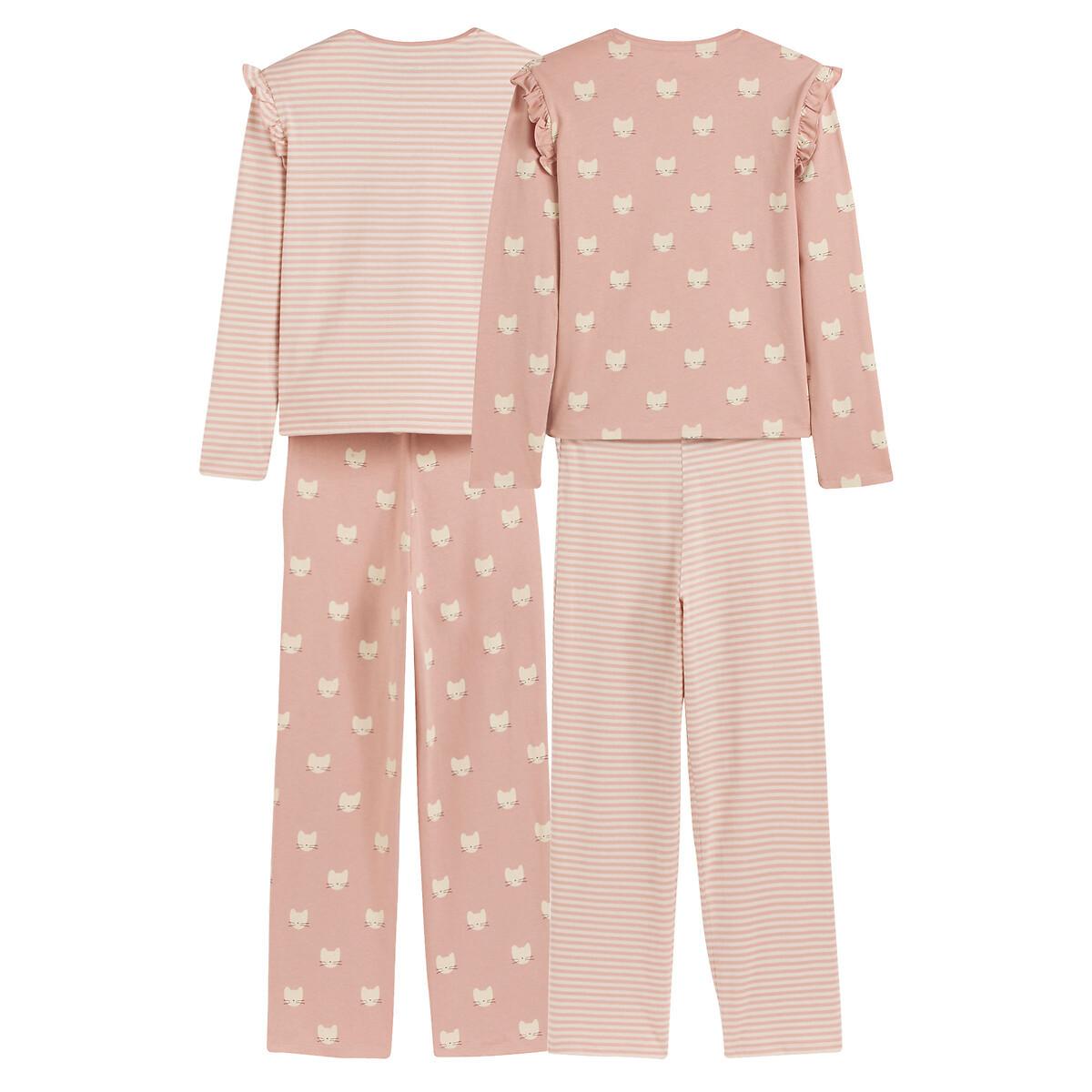 La Redoute Collections 2er-Pack Baumwoll-Pyjamas