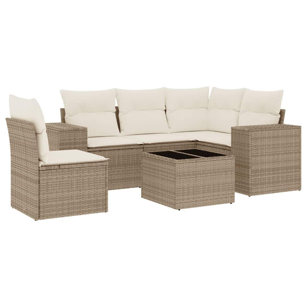 VidaXL Garten sofagarnitur poly-rattan