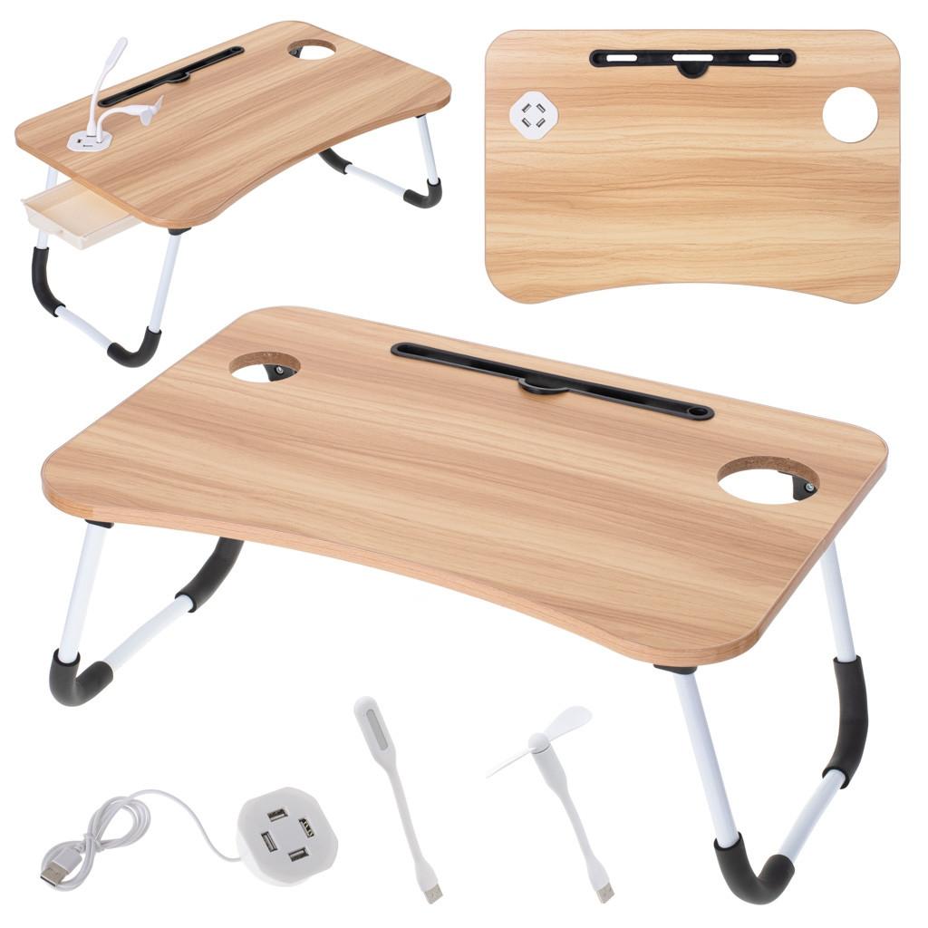 Pricenet Laptoptisch klappbarer Bettständer USB